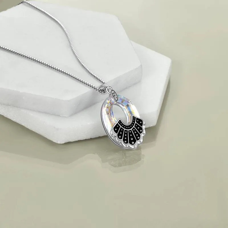 Sterling Silver Necklace Gifts Jewelry Fans of Ruth Bader Ginsburg